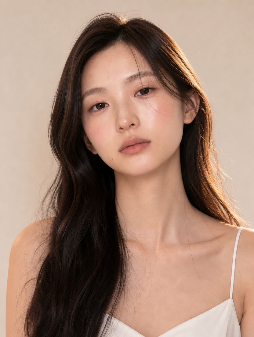 머리카락 질감과 조명이 달라진 채택 프레임