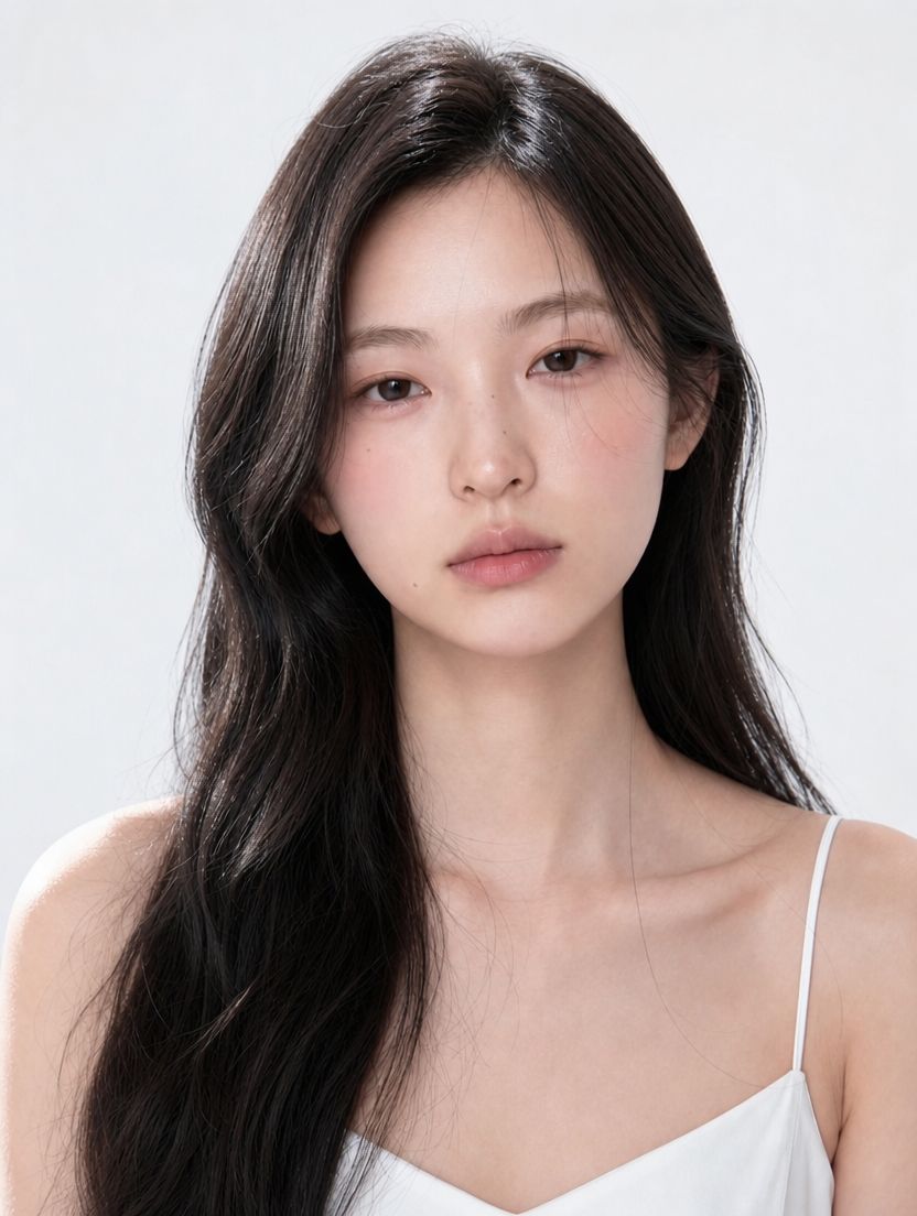 옆얼굴 · 무표정, 학습 이미지 14, 이미지 Gen 보정 채택