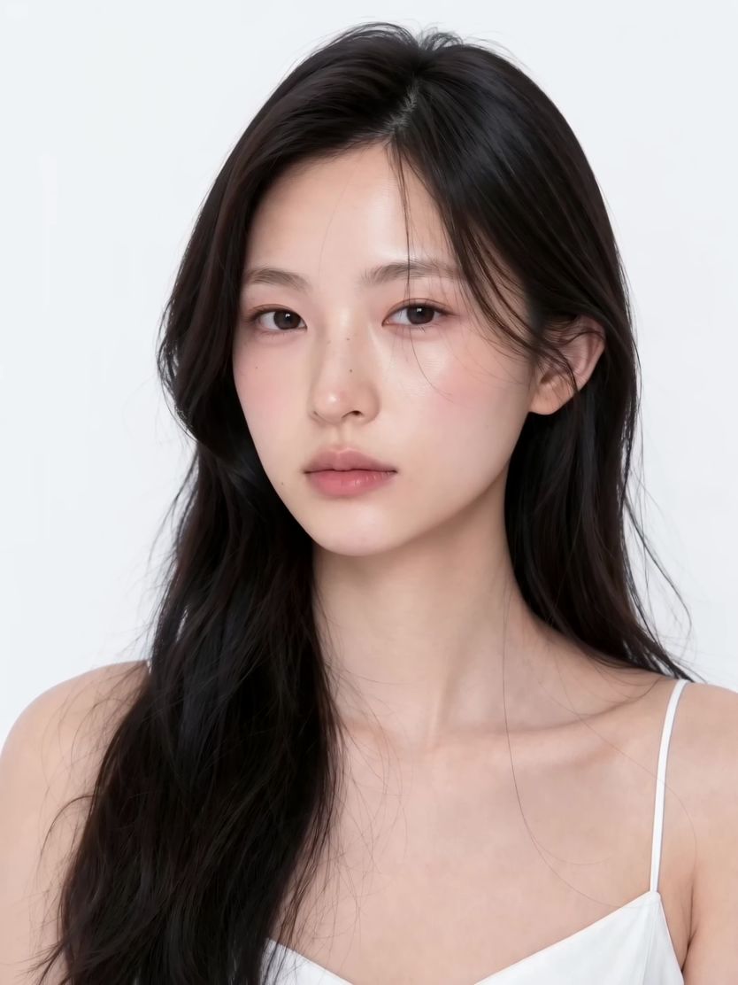 옆얼굴 · 무표정, 학습 이미지 16