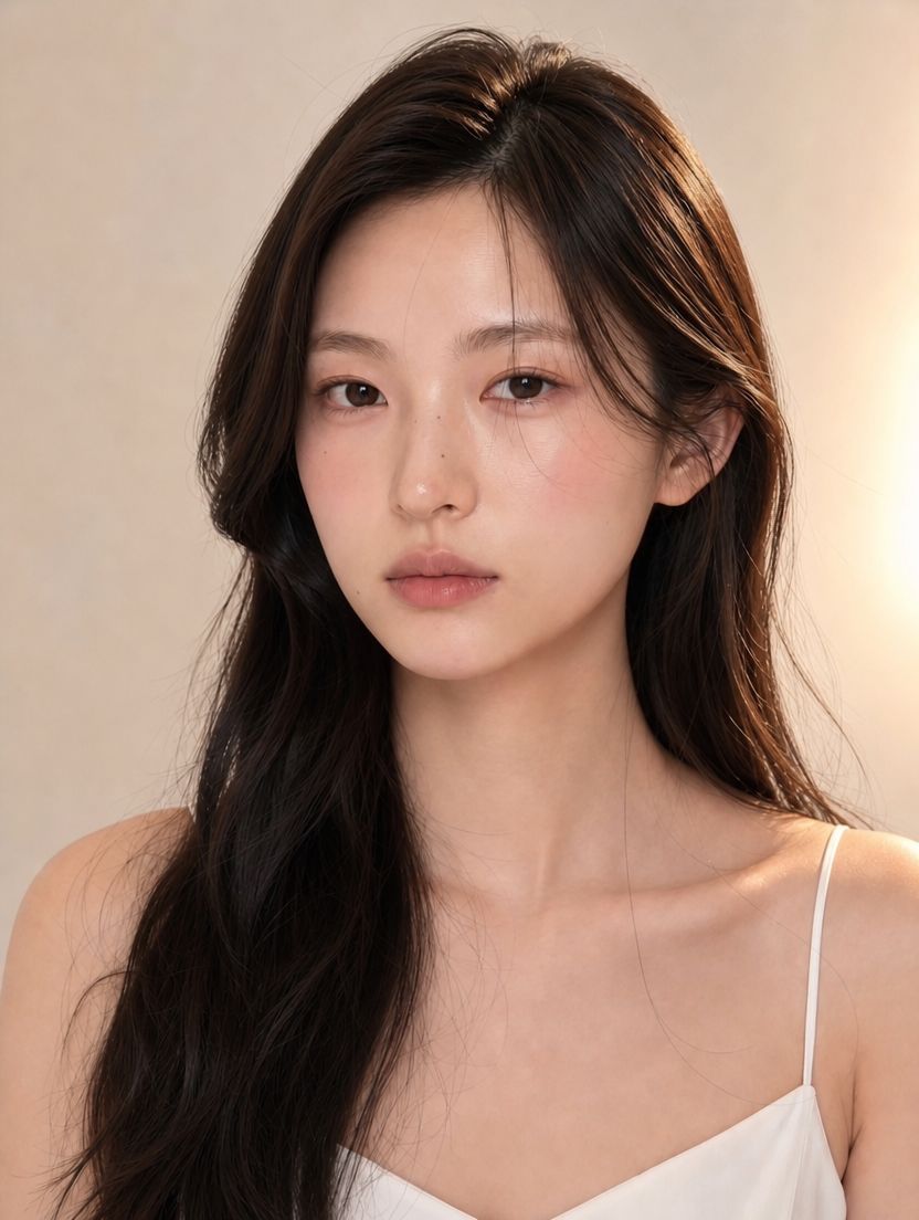 옆얼굴 · 무표정, 학습 이미지 17, 이미지 Gen 보정 채택