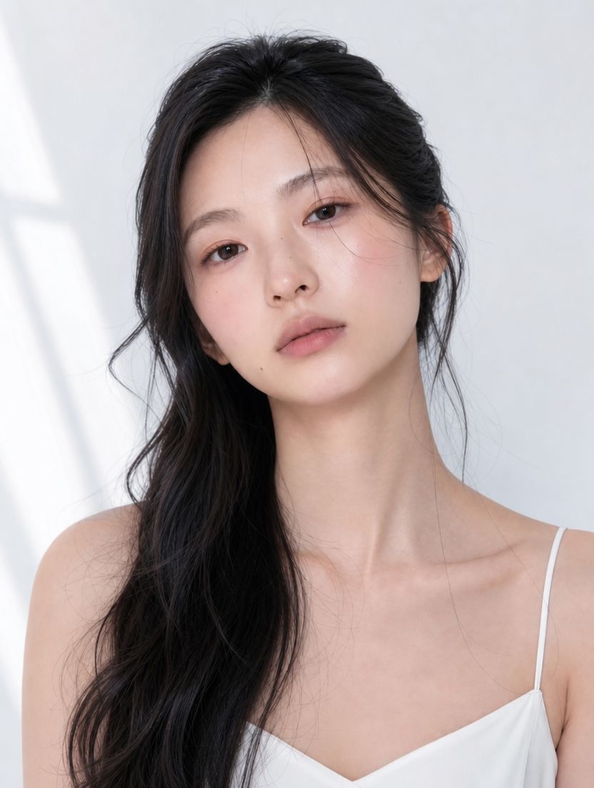 모델 표정, 학습 이미지 22, 이미지 Gen 보정 채택