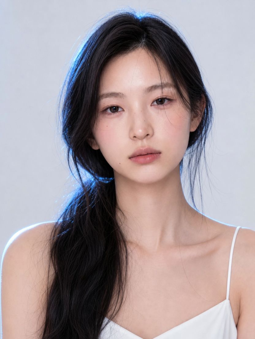 옆얼굴 · 미소, 학습 이미지 25, 이미지 Gen 보정 채택