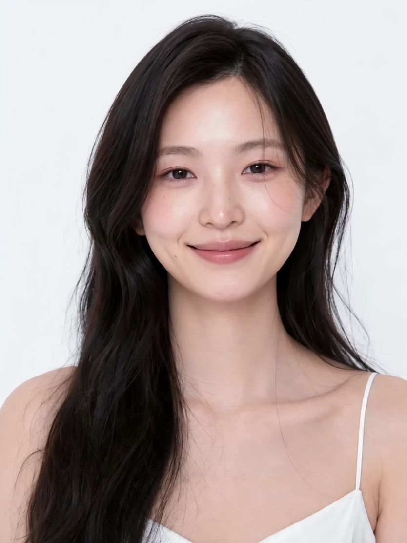옆얼굴 · 미소, 학습 이미지 29