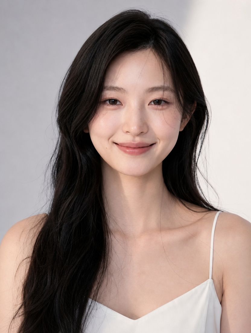 옆얼굴 · 미소, 학습 이미지 30, 이미지 Gen 보정 채택
